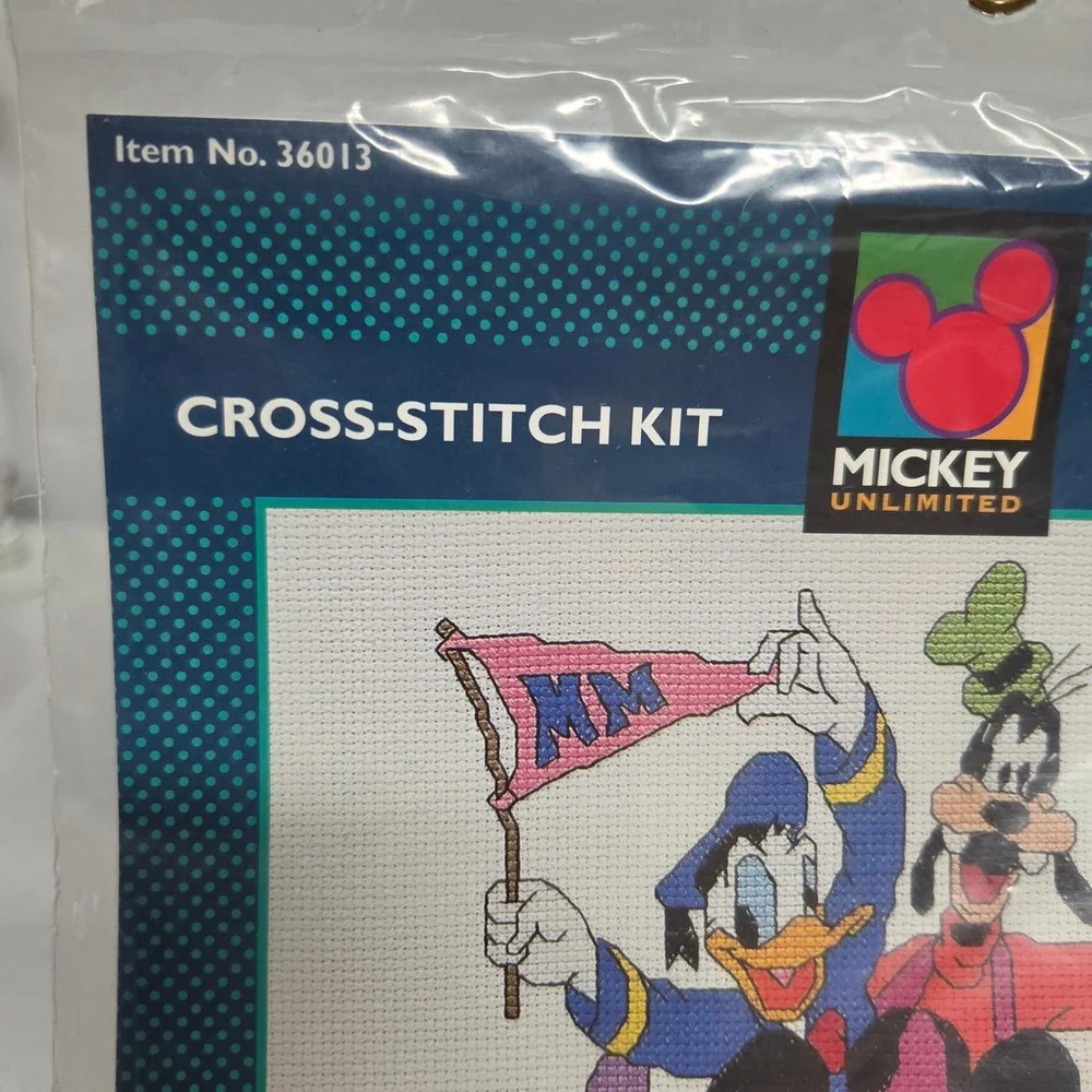 Disney Mickey Unlimited Cruisin Mickey and the Gang Cross Stitch Kit 36013
